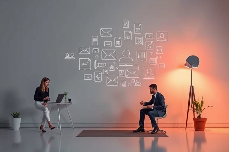 Conceitos visuais relacionados a Os Principais Benefícios da Transformação Digital nas Empresas
