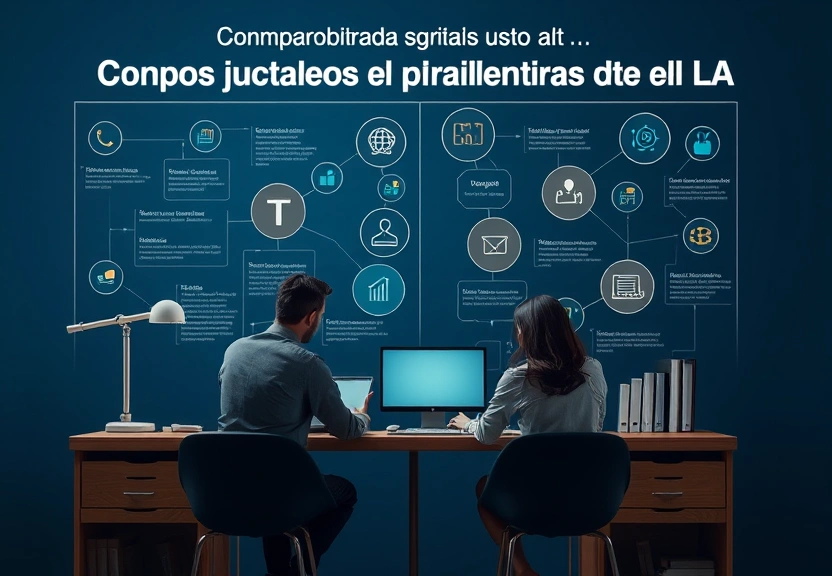 Representação visual: Comparativo das Principais Ferramentas de IA: Recursos, Vantagens e Custos