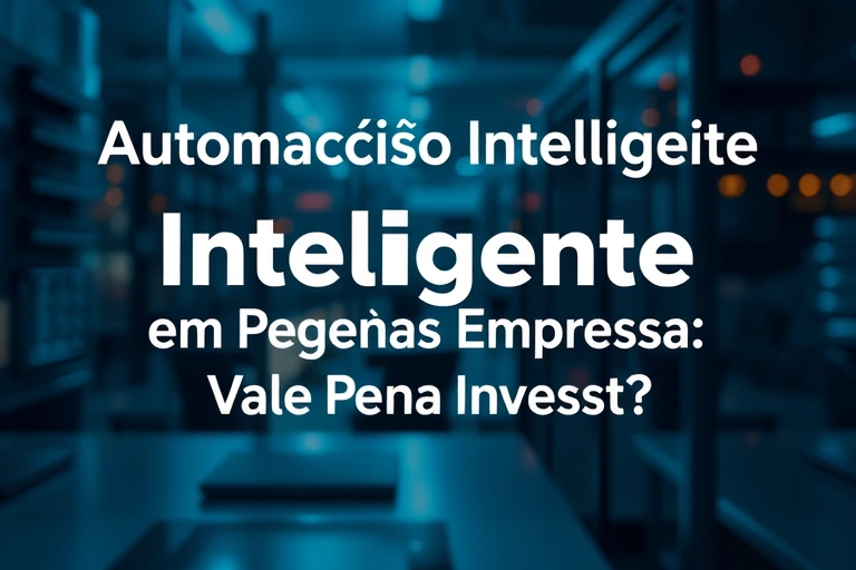 Conceitos visuais relacionados a Automação Inteligente em Pequenas Empresas: Vale a Pena Investir?