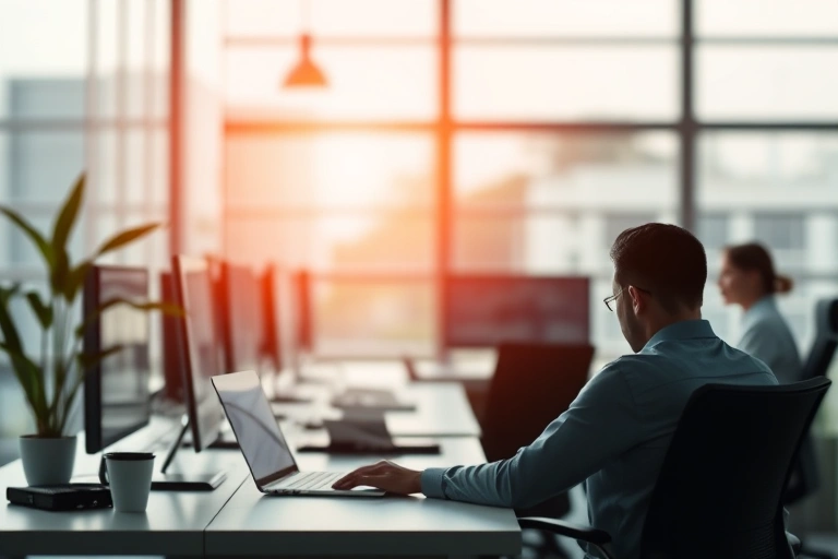 Conceitos visuais relacionados a Os Principais Benefícios da Automação Inteligente para Empresas Modernas