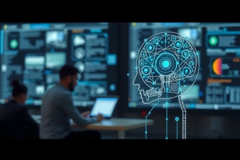 Conceitos visuais relacionados a O Impacto da Inteligência Artificial no Futuro do Trabalho e dos Negócios