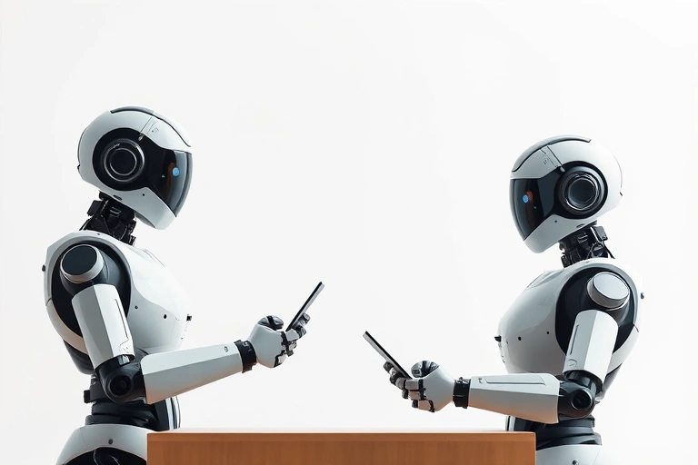 Conceitos visuais relacionados a Agentes de IA vs Chatbots: Entenda as Diferenças e Vantagens