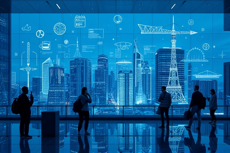 Conceitos visuais relacionados a Como a Transformação Digital Está Redefinindo os Negócios